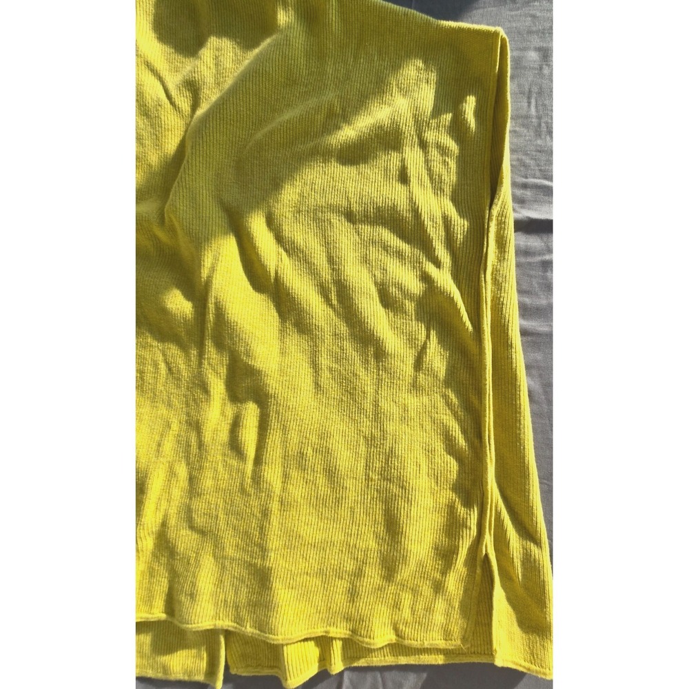 Mansted Sweater Cardigan Knit Button Up Mustard Yellow Old Money Quiet Luxury - Picture 11 of 16